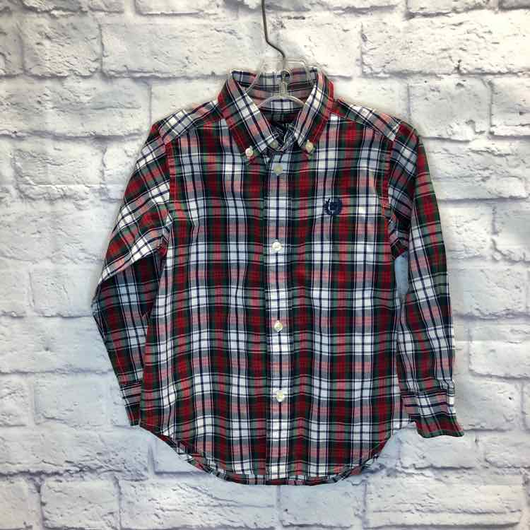 Chaps Plaid Size 3T Boy Polo or Button Down
