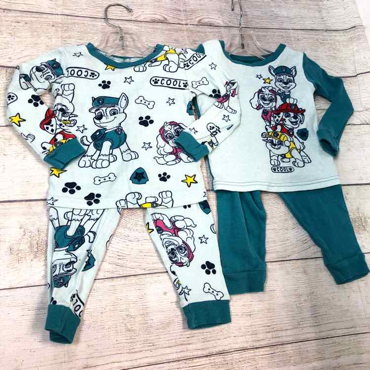 Paw Patrol Green Size 2T Boys Pajamas