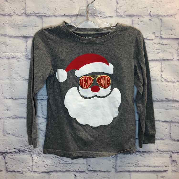 Carters Gray Size 7 Boys Long Sleeve Shirt