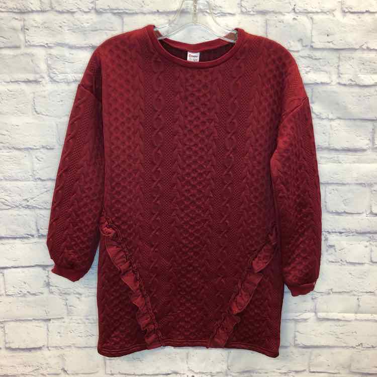 PatPat Maroon Size 12 Girls Tunic