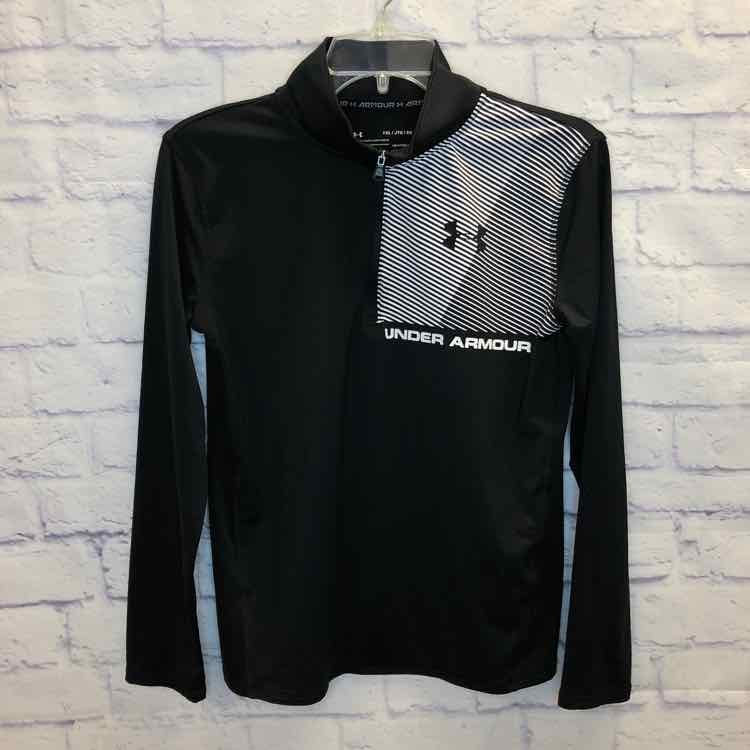 Under Armour Black Size 16 Boys Long Sleeve Shirt