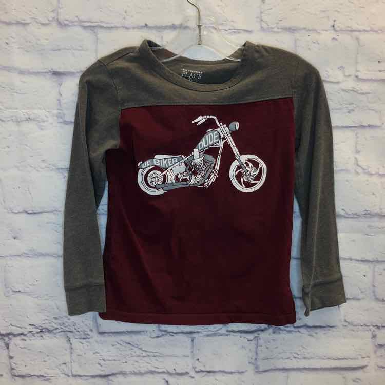 Childrens Place Maroon Size 5 Boys Long Sleeve Shirt