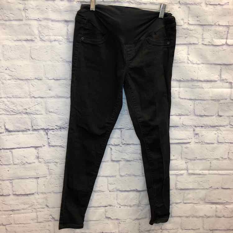 A Glow Black Size 6 Maternity Jeans
