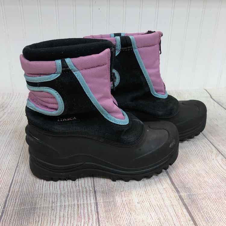 Itasca Black Size 2 Girls Snow Boots