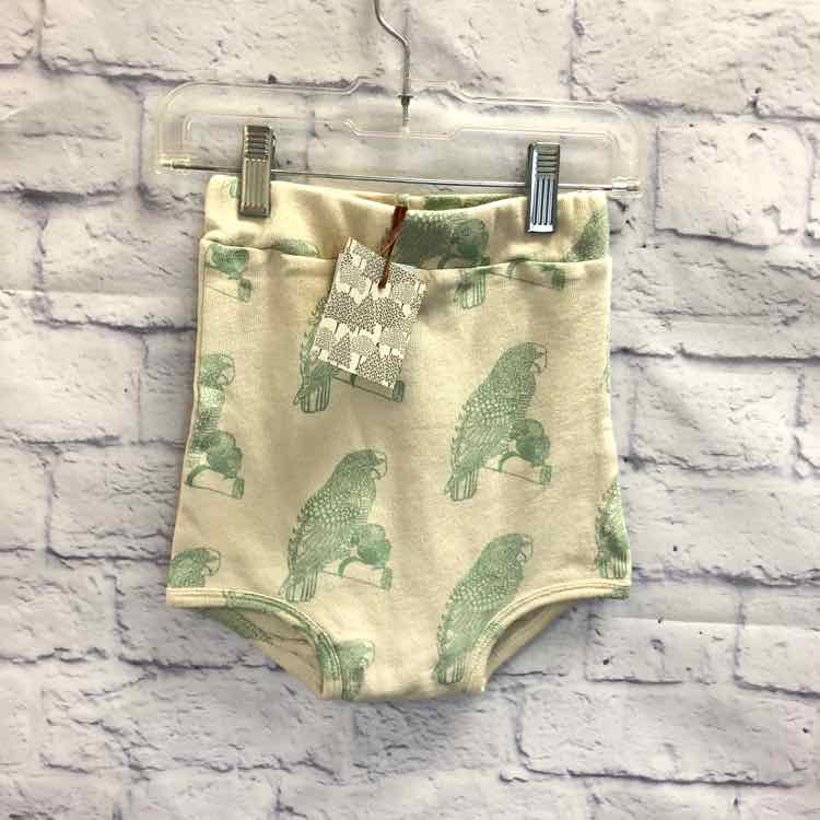 NWT Kate Quinn Organics Terry Parrot Retro Bloomers Size 2T