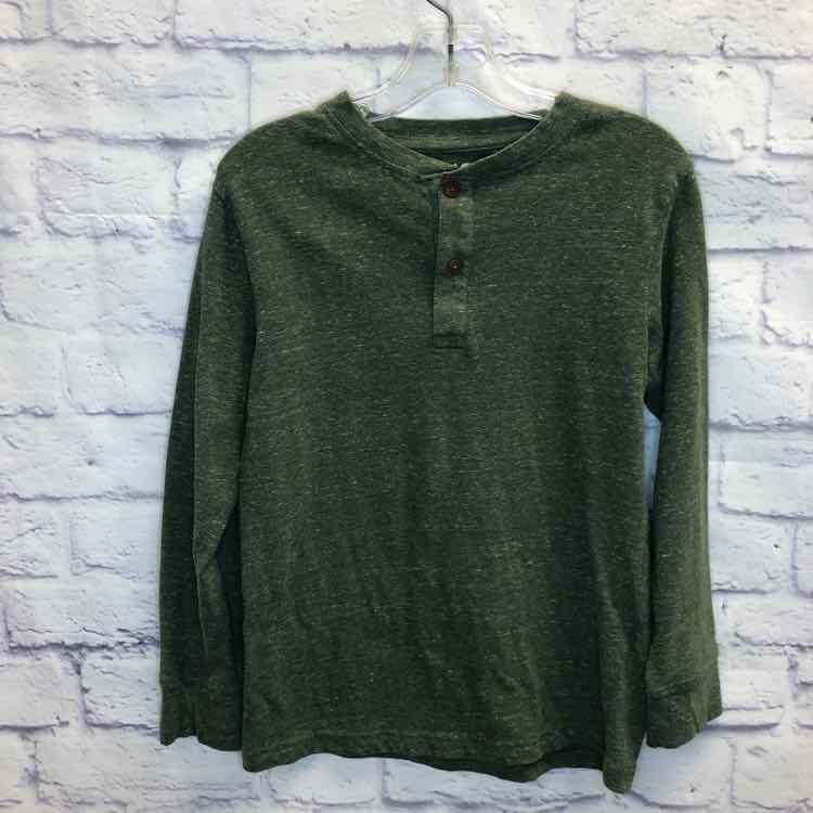 Childrens Place Green Size 7 Boys Long Sleeve Shirt