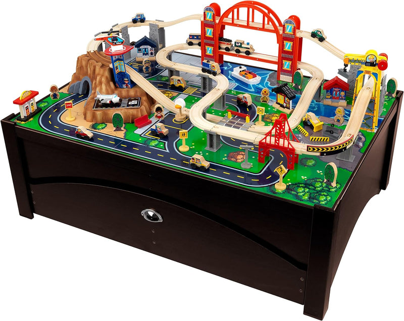 KidKraft Metropolis Train Table & Accessories