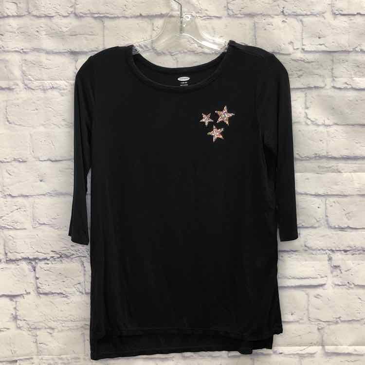 Old Navy Black Size 10 Girls 3/4 Sleeve Shirt