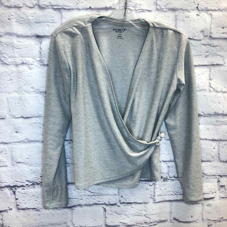 Old Navy Gray Size 8 Girls Long Sleeve Shirt