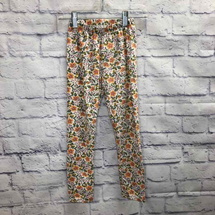 Cat & Jack Floral Size 6 Girls Leggings