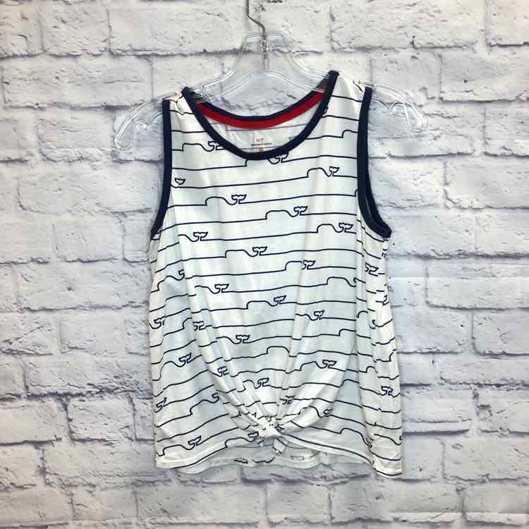Vineyard Vines for Target White Size 14 Girls Tank Top