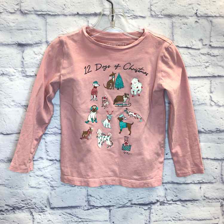 Crewcuts Pink Size 2T Girls Long Sleeve Shirt