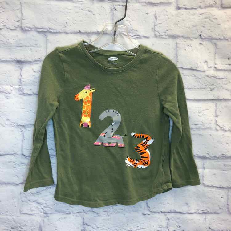 Old Navy Green Size 3T Girls Long Sleeve Shirt