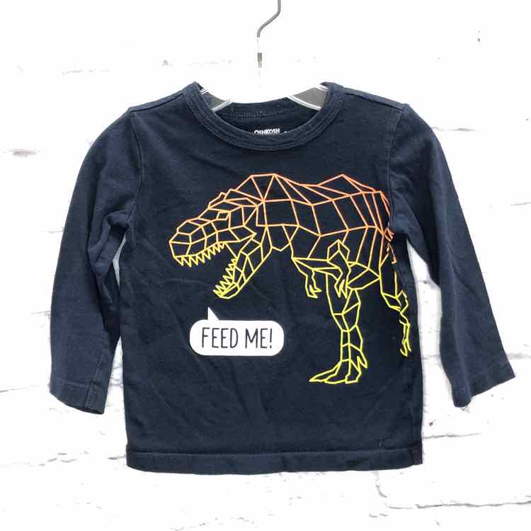 Oshkosh Navy Size 12-18 months Boys Long Sleeve Shirt