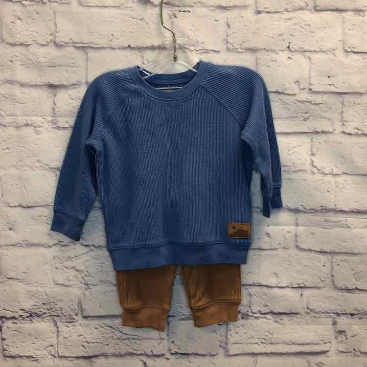 Carters Blue Size 18 Months Boys 2 Piece Outfit