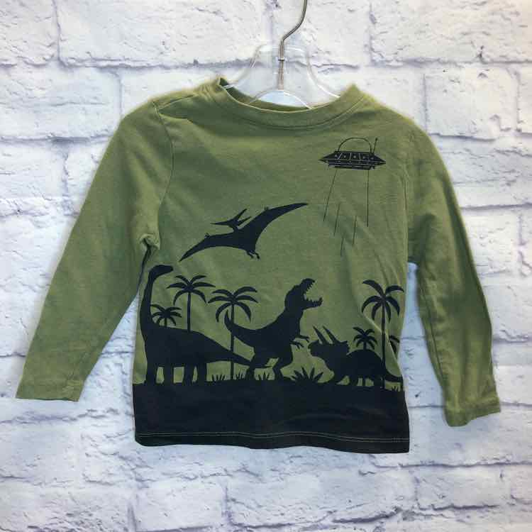 Old Navy Green Size 2T Boys Long Sleeve Shirt