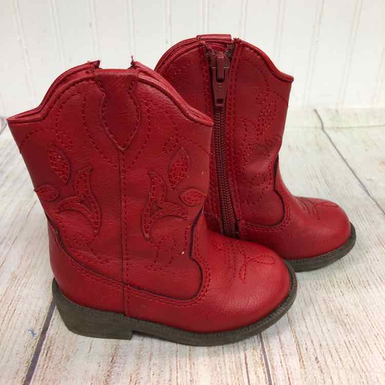 Cat & Jack Red Size 4 Girls Boots