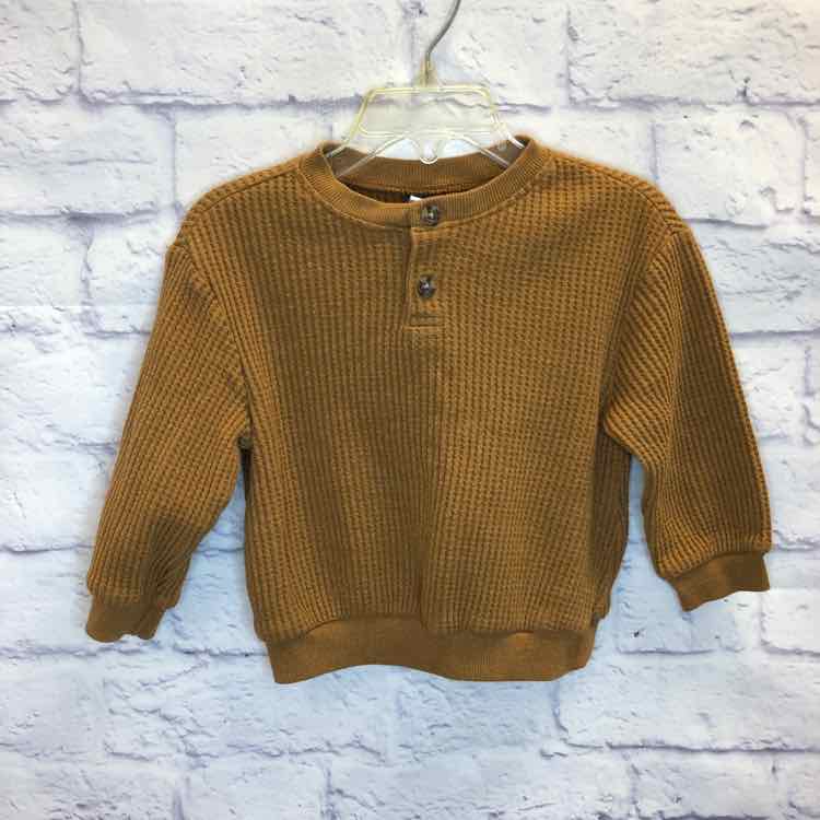 Old Navy Brown Size 12-18 months Boys Long Sleeve Shirt