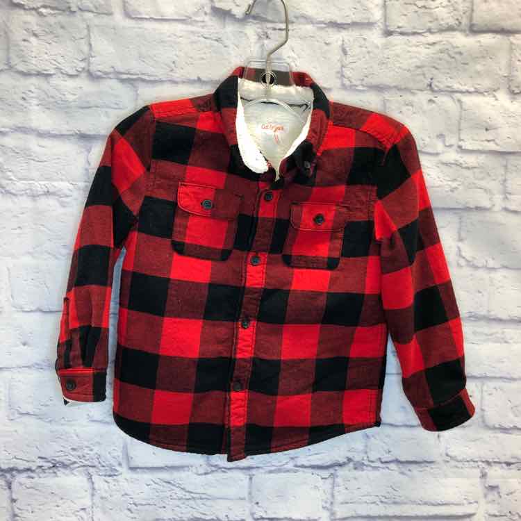 Cat & Jack Red & Black Size 4T Boys Coat/Jacket