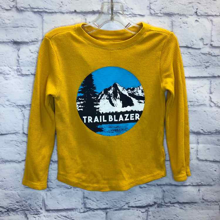 Old Navy Yellow Size 3T Boys Long Sleeve Shirt
