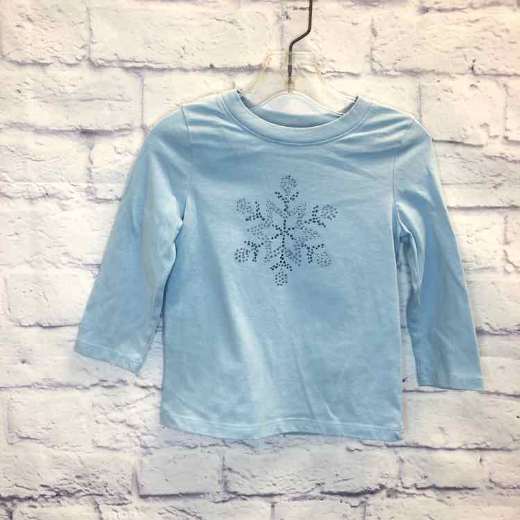 Cat & Jack Blue Size 3T Girls Long Sleeve Shirt
