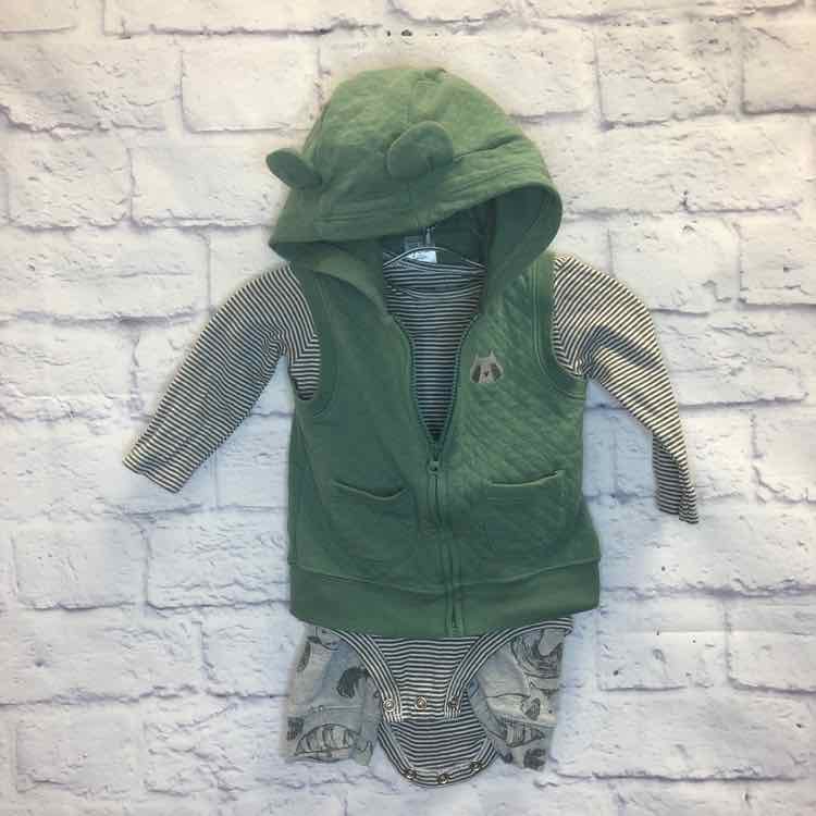 Just One You Green Size 6 Months Boys 3 Piece Outfit