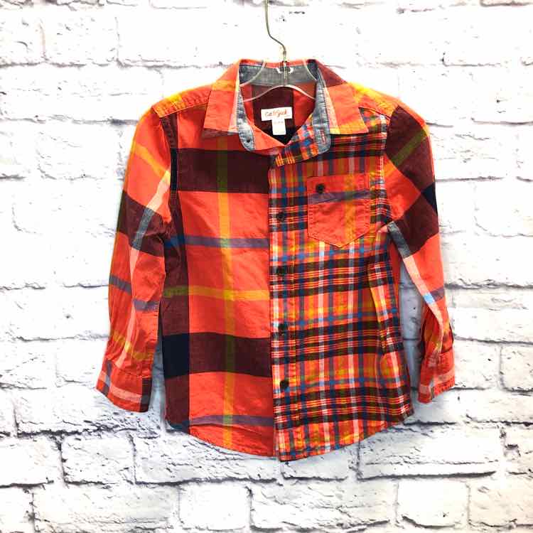 Cat & Jack Orange Size 4T Boy Polo or Button Down