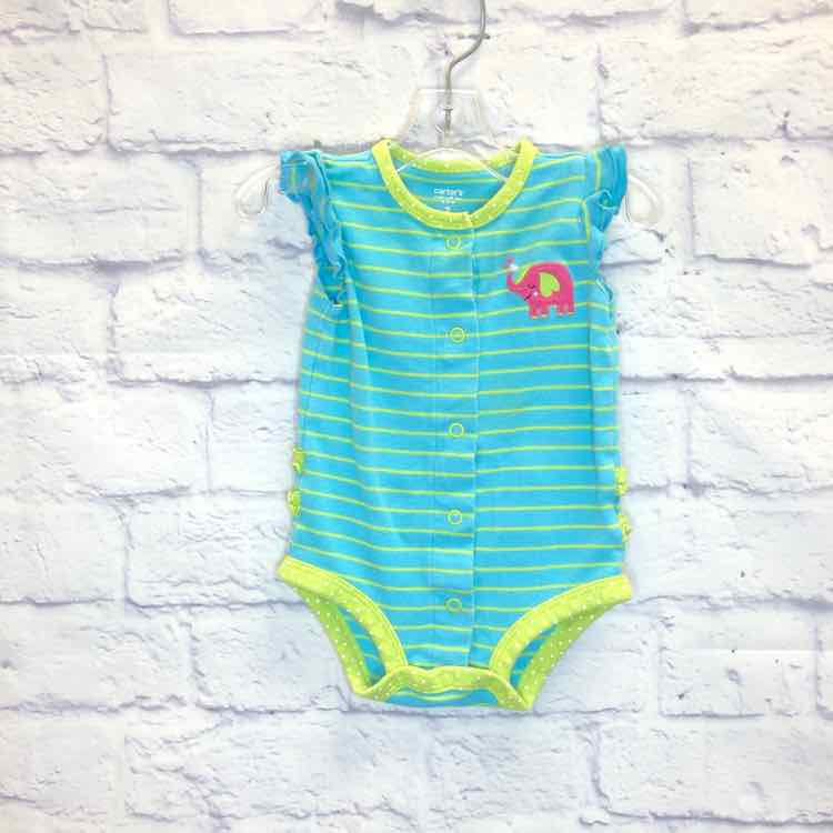 Carters Stripe Size 3 Months Girls Romper