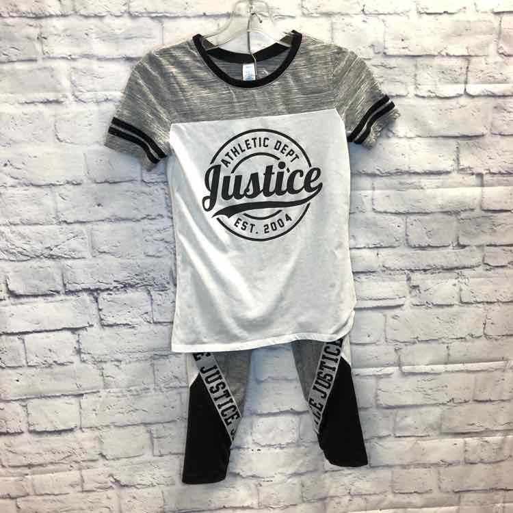 Justice Gray Size 12 Girls 2 Piece Outfit