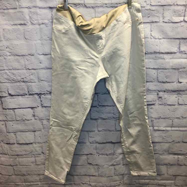 Isabel Maternity Cream Size 14 Maternity Pants