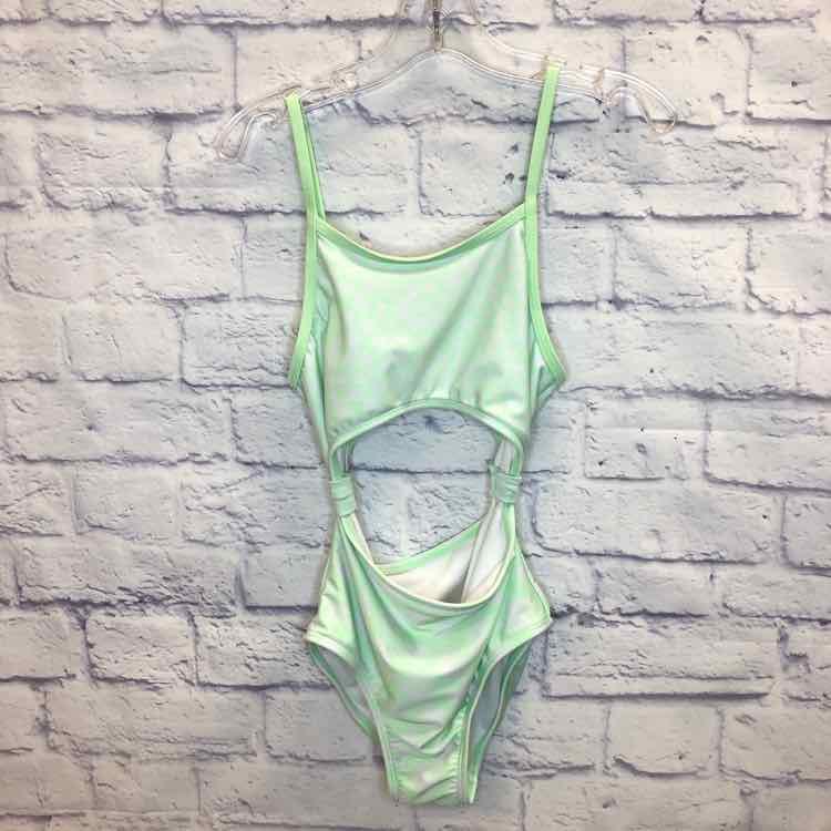 Art Class Green Size 8 Girls Swimsuit