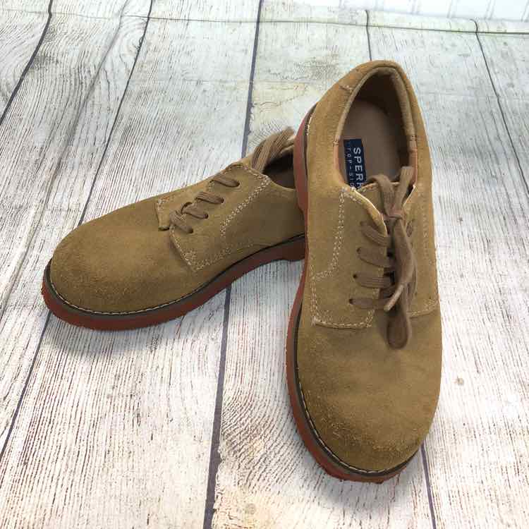 Sperry Brown Size 1W Boys Casual Shoes