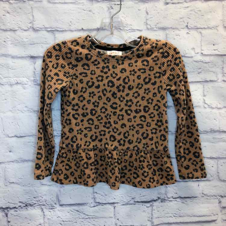 Cat & Jack Animal Size 4T Girls Long Sleeve Shirt