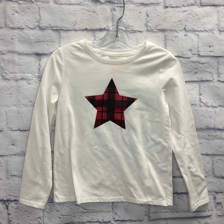 Cat & Jack White Size 6 Girls Long Sleeve Shirt