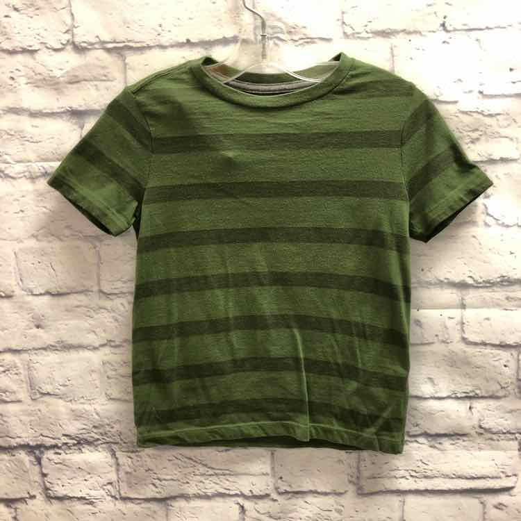 Old Navy Green Size 6 Boys Short Sleeve Shirt