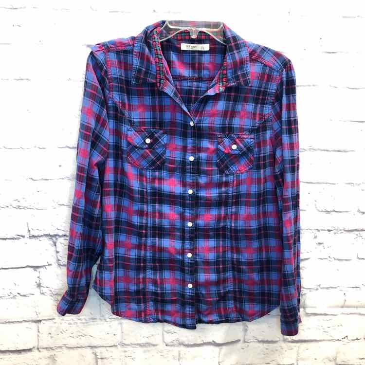 Old Navy Blue Size 14 Boy Polo or Button Down