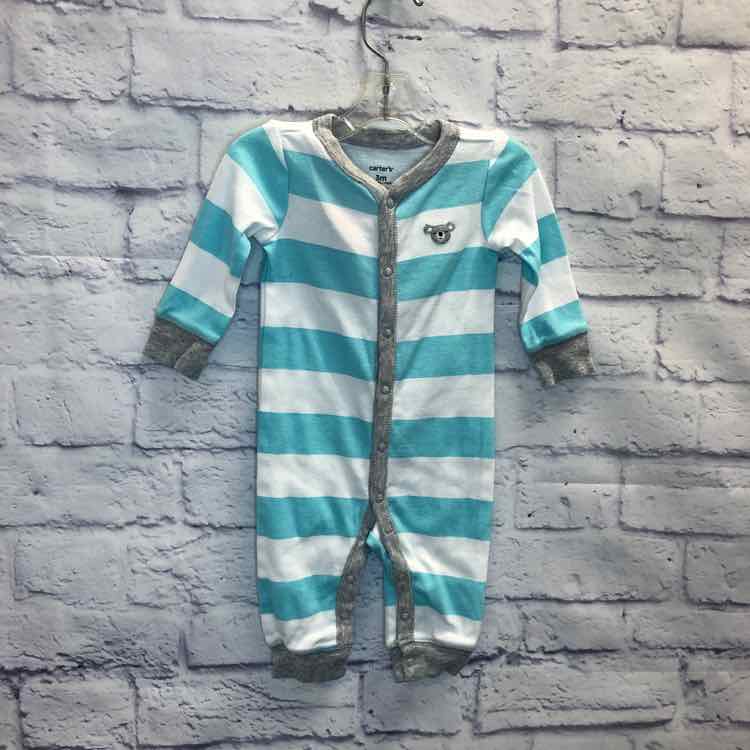 Carters Stripe Size 3 Months Boys Romper