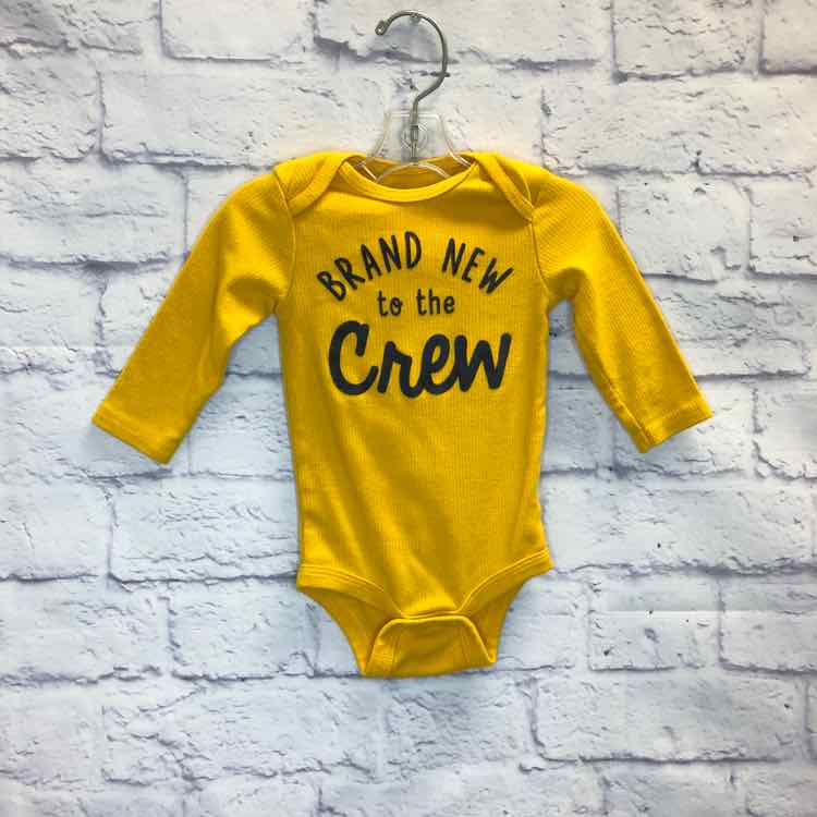 Bon Bebe Yellow Size 3-6 Months Boys Bodysuit