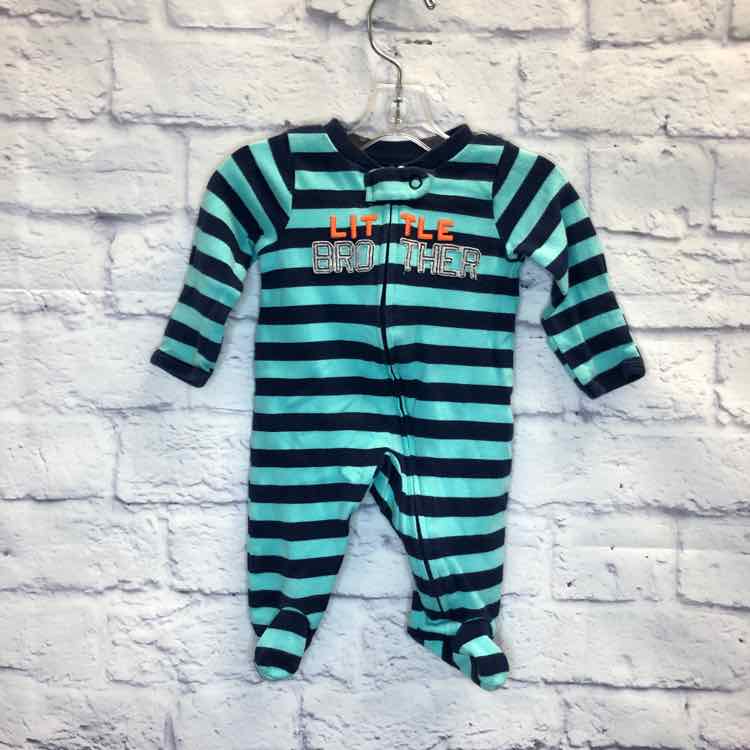 Just One You Stripe Size Newborn Boys Sleeper