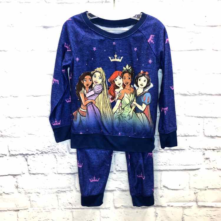 Disney Princess Blue Size 4T Girls Pajamas