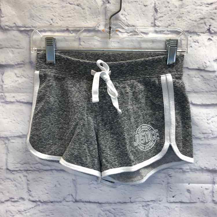 Justice Gray Size 8 Girls Shorts
