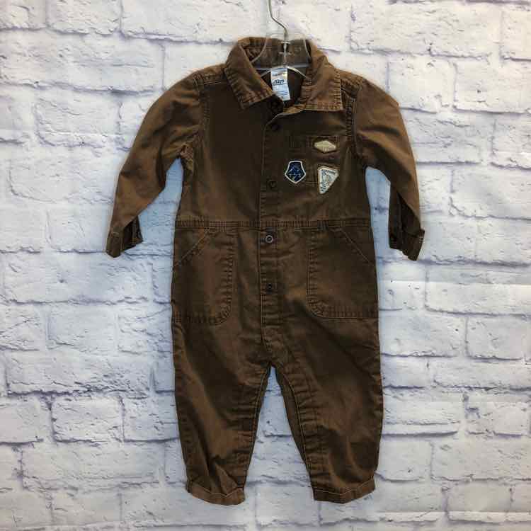 Carters Brown Size 12 Months Boys Romper