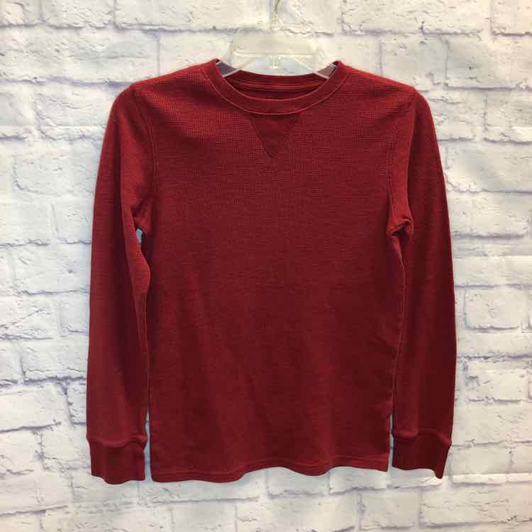 Cat & Jack Red Size 12 Boys Long Sleeve Shirt