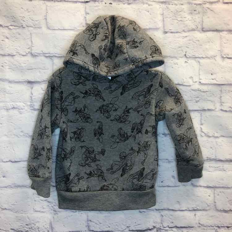 Spiderman Gray Size 2T Boys Sweatshirts/Hoodie