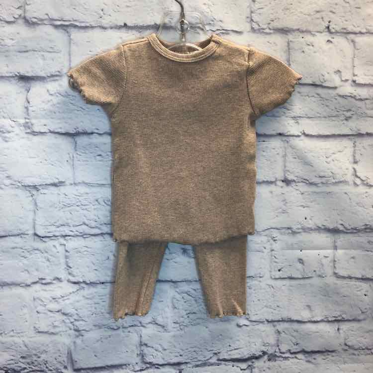 H&M Tan Size 6 Months Girls 2 Piece Outfit