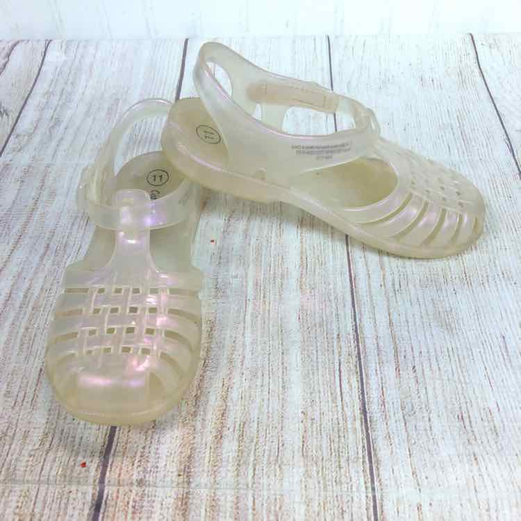 Cat & Jack Iridescent Size 11 Girls Sandals