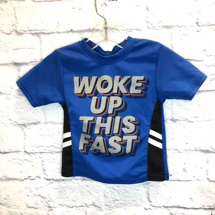 Mad Game Blue Size 24 Months Boys Short Sleeve Shirt