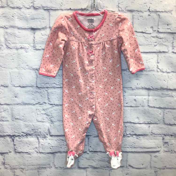 Child of Mine Pink Size 6-9 Months Girls Sleeper