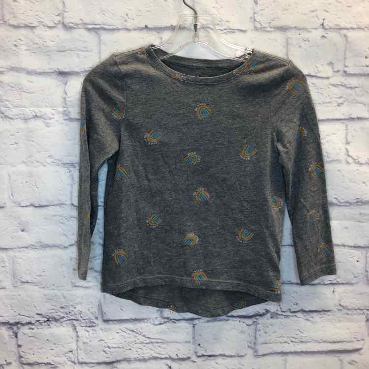 Old Navy Gray Size 5 Girls Long Sleeve Shirt
