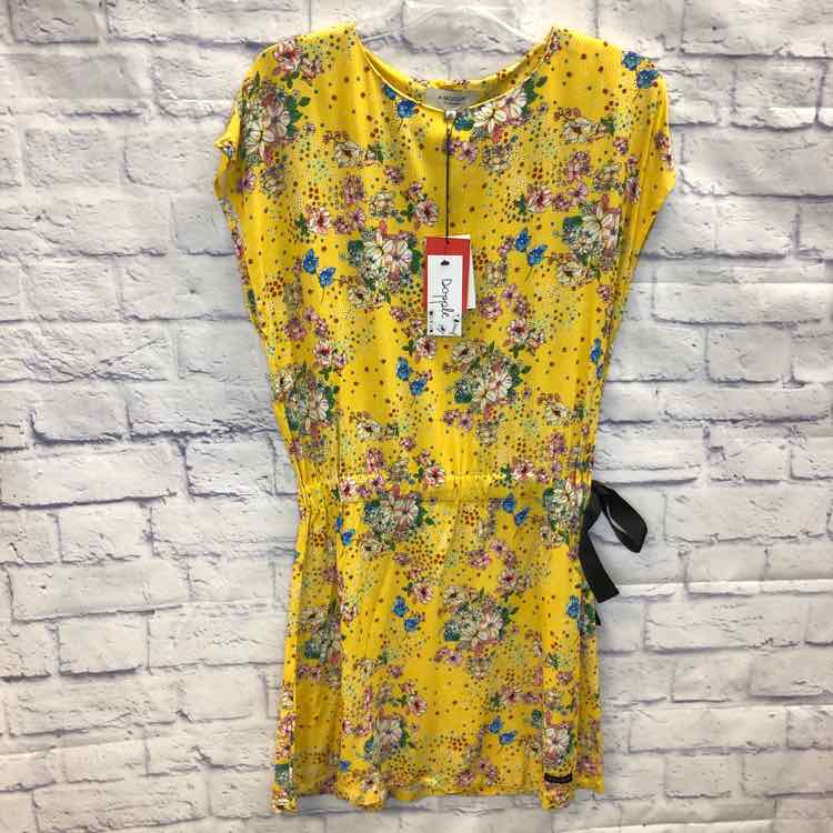 A Monday in Copenhagen Yellow Size 12 Girls Dress